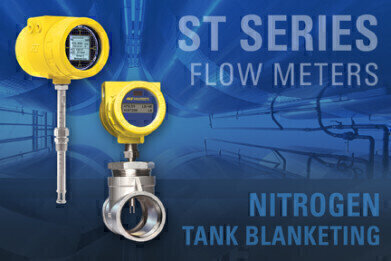 Effective, Economical Nitrogen Tank Blanketing Achieved with Thermal Mass Flow Meters
