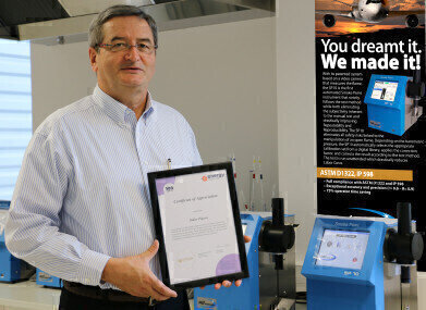EI Thanks Didier Pigeon for His Significant Contribution to Quality Assurance of Jet Fuel
