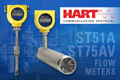 Compact Thermal Flow Meter Line Expands With HART Bus Communication
