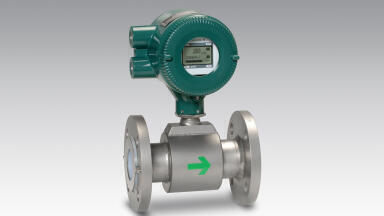 Two-wire magnetic flowmeter offers high performance using dual-frequency excitation  