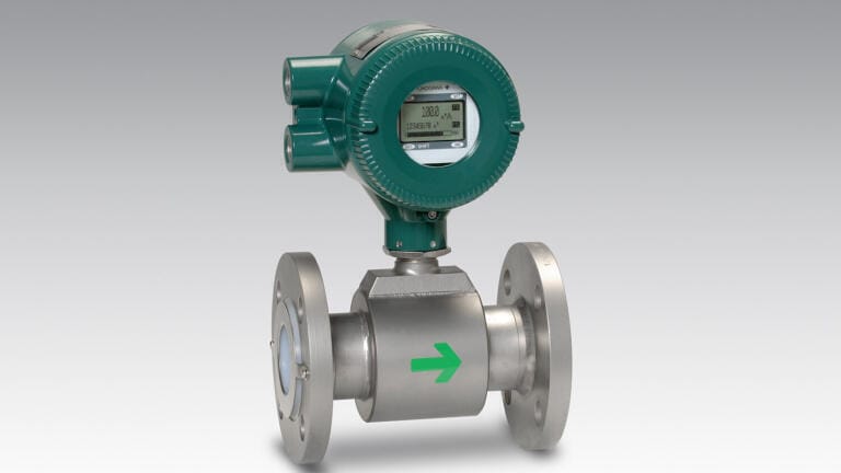 Two-wire magnetic flowmeter offers high performance using dual-frequency excitation  