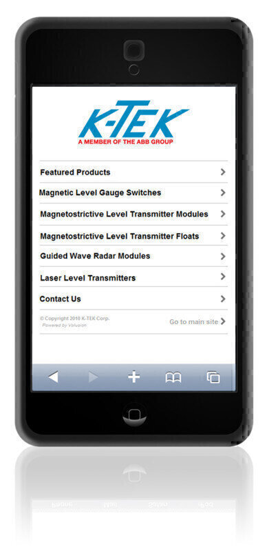 New Mcommerce Site for Level Switches and Transmitters