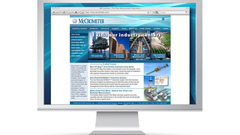 Web Site Features New “Industry Centers” for Easy Navigation and Application-Specific Information