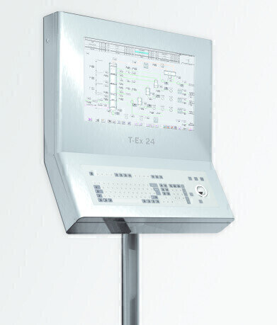Ultra-bright 22"/24"-HMIs for Modern Process Control Systems in Hazardous Areas