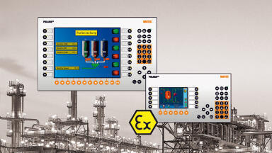 Touch Panel PCs with LED Technology Ideal for Hazardous Areas