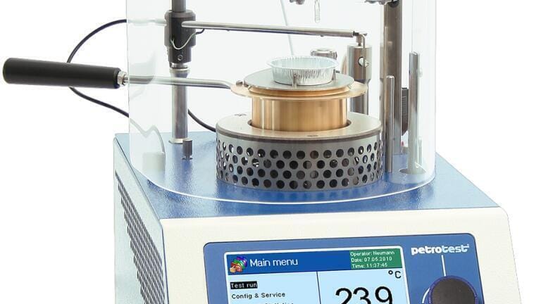 Automatic Cleveland Open Cup Flash & Fire Point Tester to ASTM D 92 - ISO 2592 - IP 36 - JIS K2265-4 - GOST 4333 - FTM 791-1103