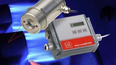 New Inline Infrared Temperature Sensors Measure Flame-Heated Objects and Combustible Gases up to 1,450°C.