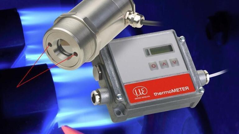 New Inline Infrared Temperature Sensors Measure Flame-Heated Objects and Combustible Gases up to 1,450°C.