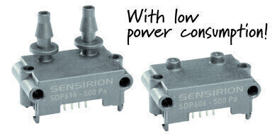 New Digital Differential Pressure Sensors with Low Power Consumption