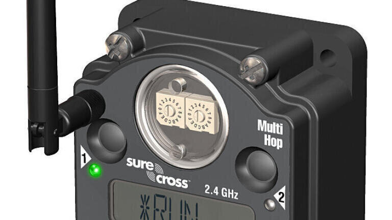 Multihop Radio with Built In I/O Connects Directly to Sensors and Probes