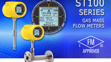ST100 Air/Gas Flow Meter Receives FM and FMc Approval