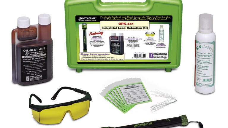 Starter Leak Detection Kit Ideal for Finding Leaks in Oil-Based Fluid Systems