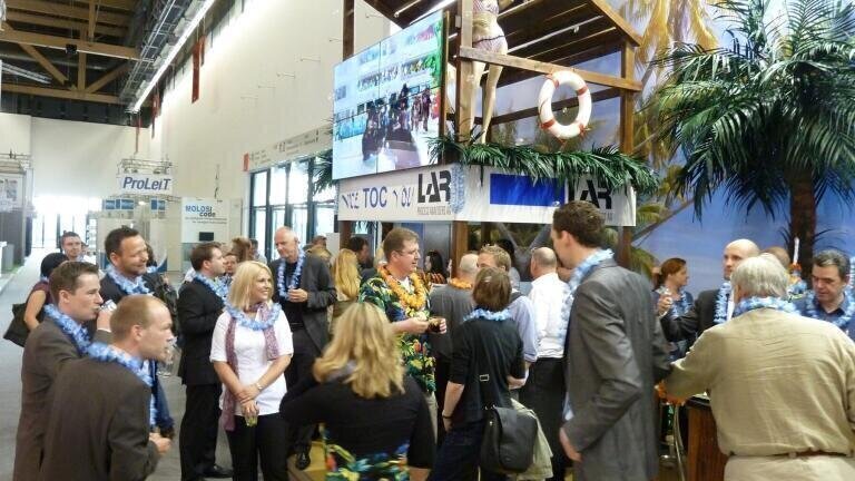LAR under palm trees - Caribbean atmosphere at the ACHEMA 2012!