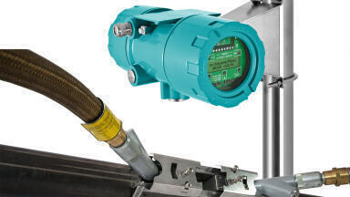 Clamp-On Flow Meter for Hazardous Areas