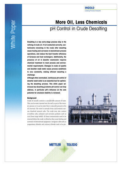
	pH Control in Crude Desalting

