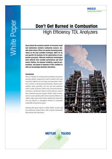 New White Paper Discusses O2 Analysis in Combustion Processes
