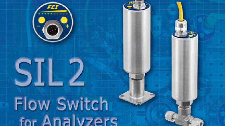 Flow Switch/Monitor Achieves SIL-2 Compliance