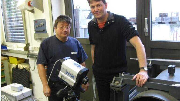 Materials Oxidation Reaction Testing By Thermal Imaging