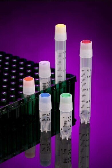 CryoFreeze® – Range of tubes, racks and accessories for use in cryogenic preparation and storage
