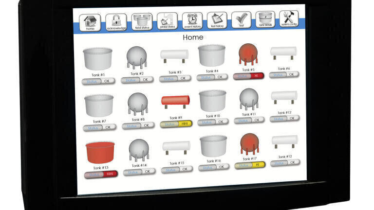 Touch Panal Alarm Monitor Added to Line of Overfill Protection Equipment