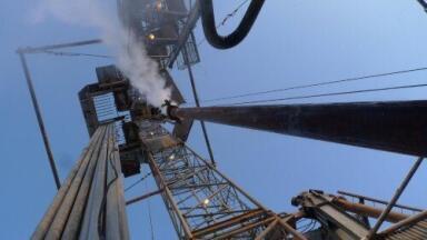 Drilling failure causes oil leak