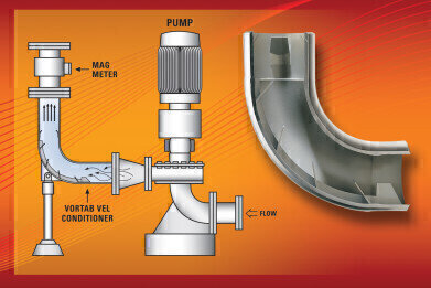 Flow Conditioner Removes Swirl for Accurate Mag Meter Measurement
