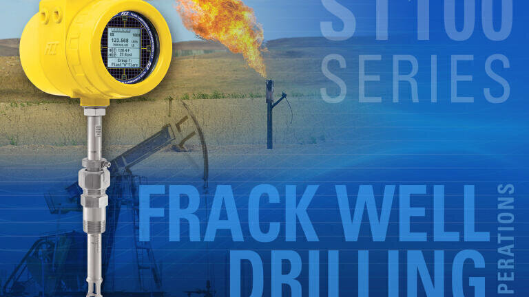 Frack Well Flow Meter Helps Meet U.S. EPA Flare Gas Reporting Regulations