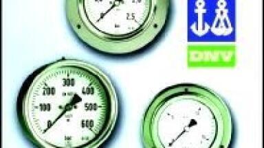Pressure Gauge for Chemical Applications with DNV Certificate