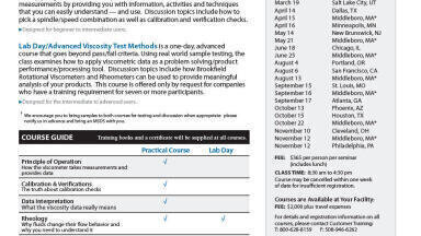 In-Depth Viscosity Measurement Training