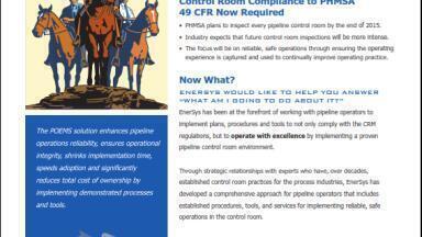 Turn-Key Solution for PHMSA Compliant, Best Practice Oil and Gas Pipeline Control Rooms