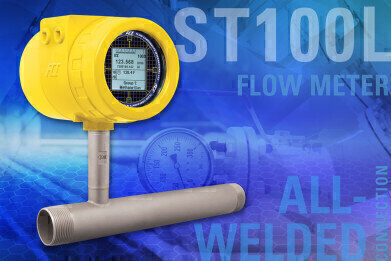 High-Pressure Inline Air/Gas Flow Meter With All-Welded, No-Thread Connection
