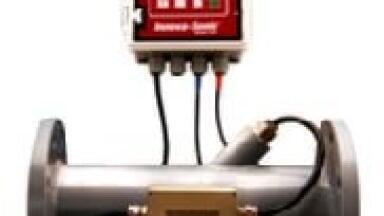 New In-line Ultrasonic Flow Meter with Order-of-magnitude Improvement to Transit-time Measurement Technology