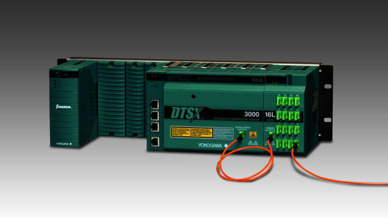 Yokogawa’s DTSX3000®3000 distributed temperature sensor.