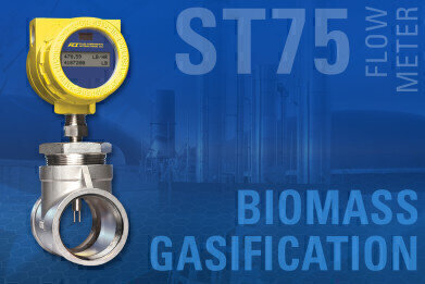 Thermal Flow Meter Accurately Measures Hydrogen in Biomass Gasification Processes
