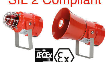 SIL 2 Certified BEx Alarm Horn Sounders and Xenon Strobe Beacons Introduced