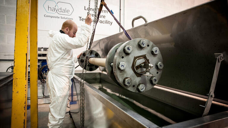 Composite Pipe Long Term Testing Facility Commissioned