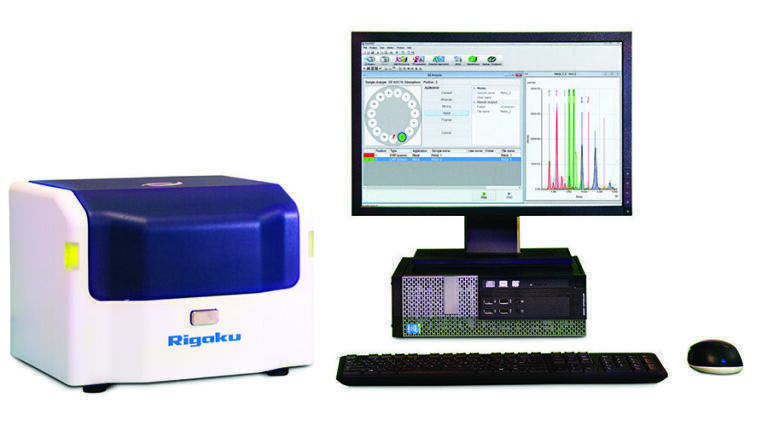Analysis of sulfur, vanadium and nickel in crude oil by EDXRF