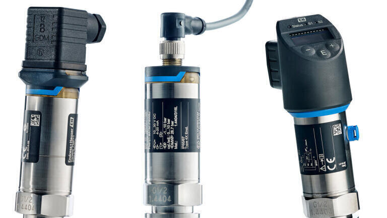 Pressure Transducers Measure Absolute or Gauge Pressure in Gases, Vapors, Liquids and Dust