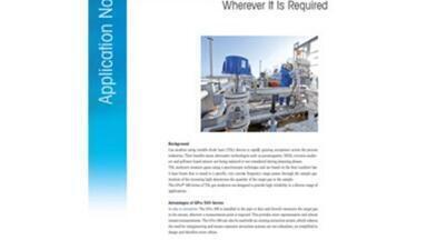 In Situ Gas Analysis Wherever it is Required 