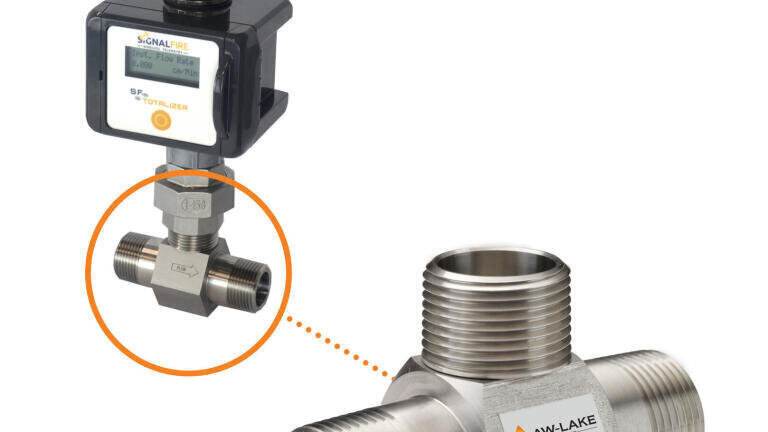 Flow Meter that Integrates with SignalFire Flow Totaliser as Part of a Wireless Flow Control System