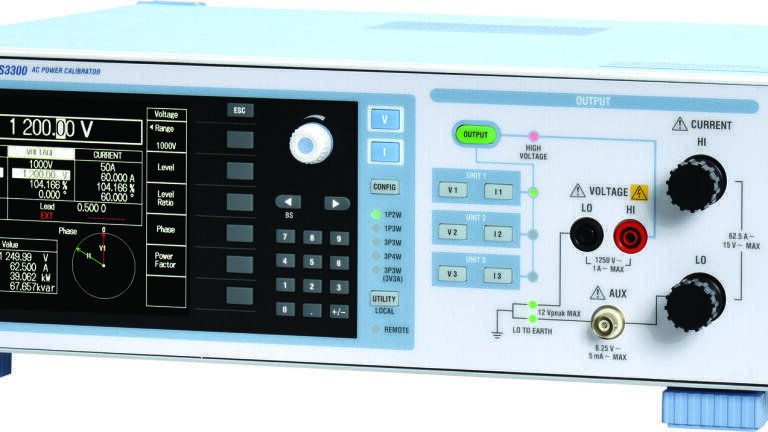 Dedicated Calibration Instrument Reduces Cost and Complexity of Calibrating Power Meters and Analysers