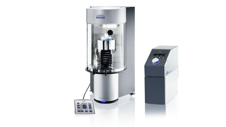 New Software and Temperature Control up to 300 °C for Premium Tensiometer
