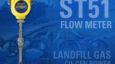 Landfill Gas Flow Meter Overcomes Wet And Dirty Gas Conditions For Co-Gen Power Systems