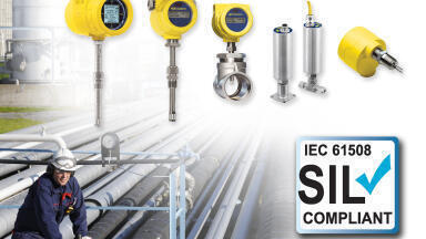 SIL Compliant Thermal Flow Meters and Switches for Safety Instrumented Systems