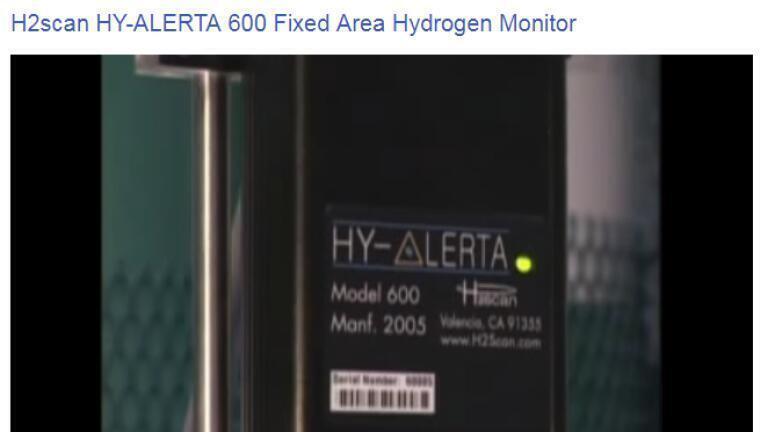 HY-ALERTA™ 600B Fixed Area Hydrogen Monitor Demo Video