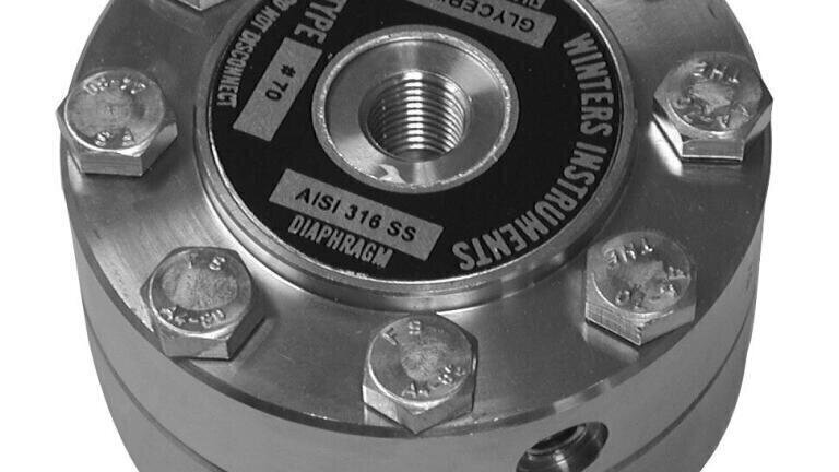 DIAPHRAGM SEAL FOR CONTINUOUS USE IN SEVERE CONDITIONS
