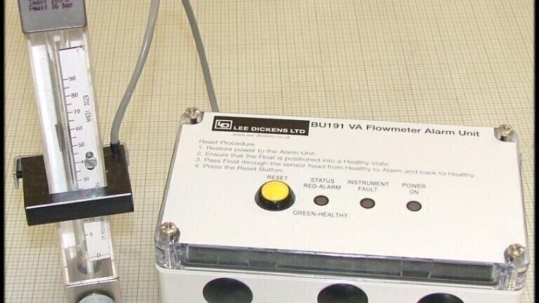 Variable Area Flowmeter Alarm System