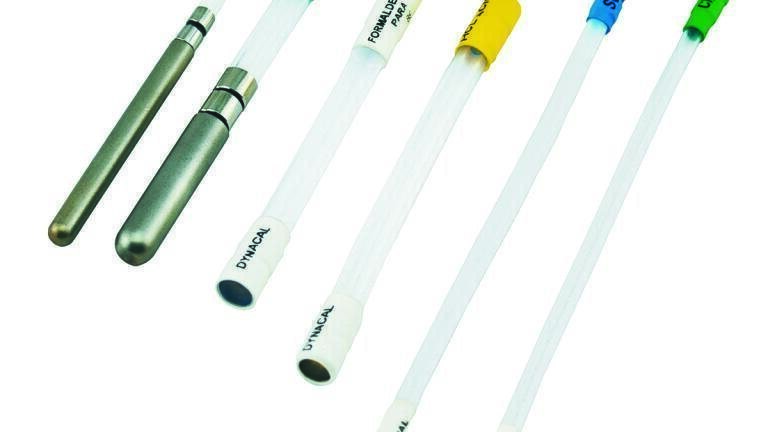 Dynacal Perm Tubes with certified permeation rates traceable to NIST for precise results.