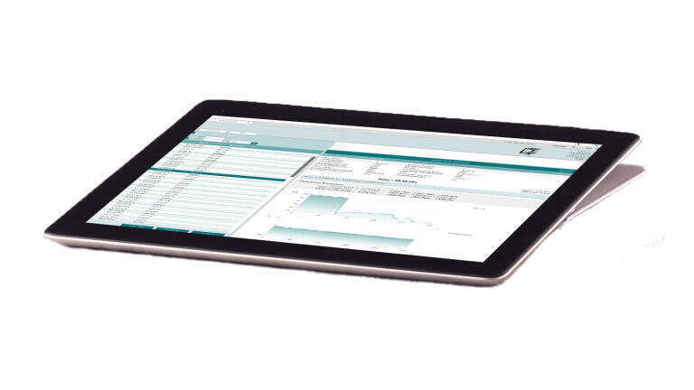 Optimal for mobile labs: Grabner COCKPIT SQC runs also on Surface Pro 3 Windows tablets.
