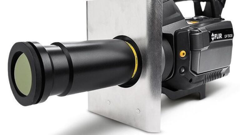 Thermal imager enables safe high temperature measurements